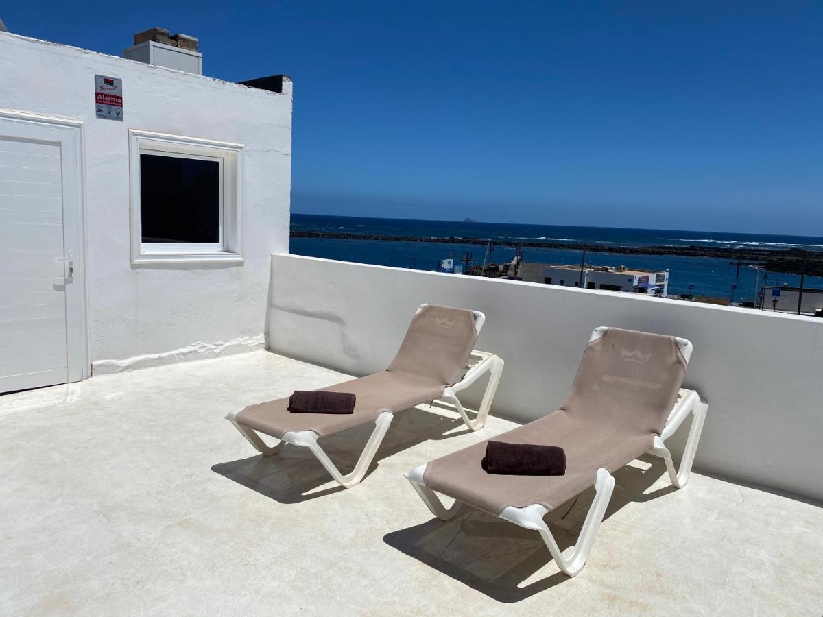 Mirador Del Muelle House Hostel Orzola Ngoại thất bức ảnh